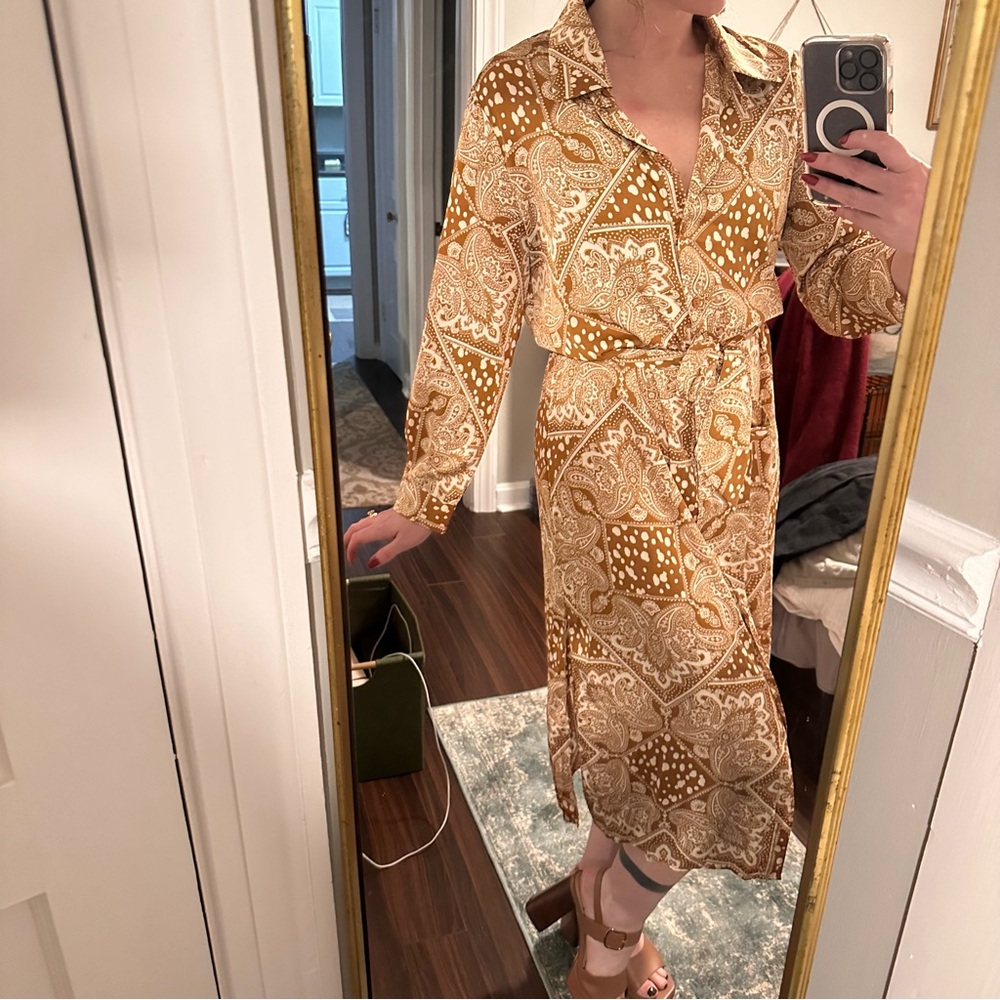 Paisley Satin dress